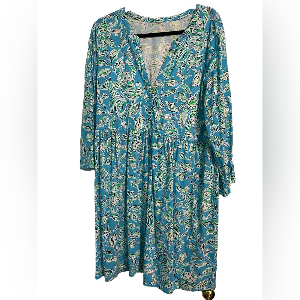 Lilly Pulitzer size XL Teal Dress